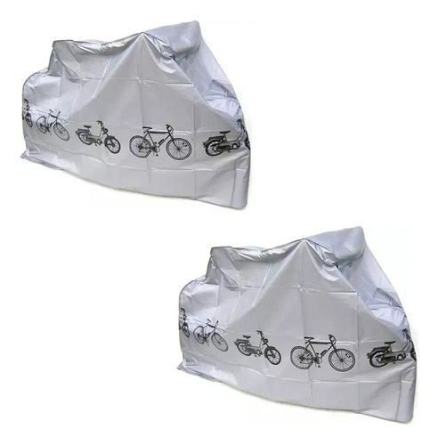 Pack X2 Funda Bicicleta Cobertora Impermeable Cobertor