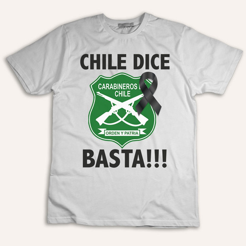 Polera Apoyo A Carabineros De Chile