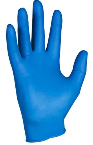 Guantes De Nitrilo Azul Caja X 50 Pares Talla M