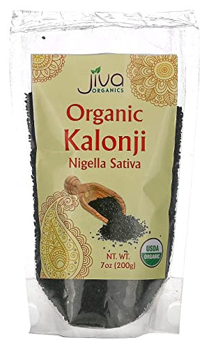 Semillas Orgánica Kalonji 7oz - Total Negro De Semillas, Nig