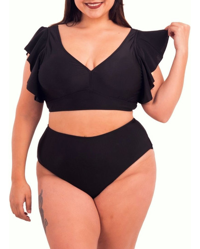 Bikini Tiro Alto Milena Black