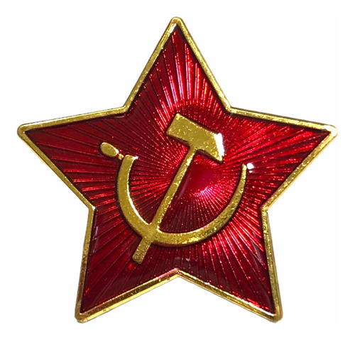 Pin 3.5cm Estrella Comunista Urss Unión Soviética