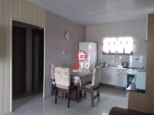 Casa À Venda Com 2 Dormitórios Em Balneário Arroio Do Silva-sc,proxmo Ao Dudu Material De Construção E Supermercado Tubarão. - Ca2118