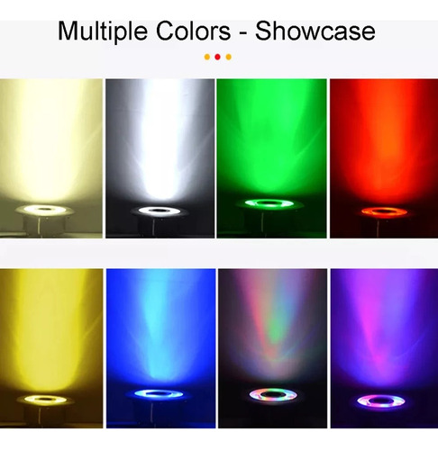 2025 Fuente De Luz Led Rgb Ip68, Resistente Al Agua 6w