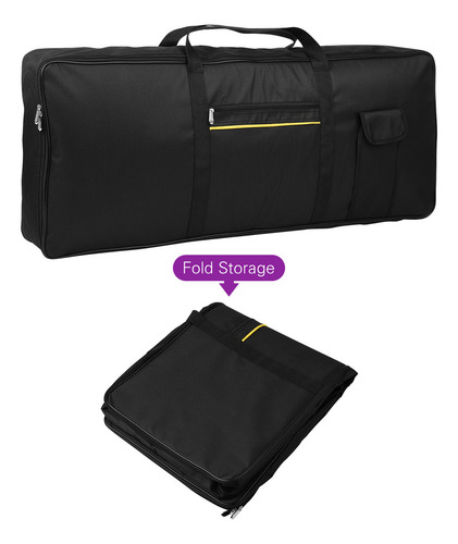 Funda Portátil Para Teclado De 61 Teclas, Almacenamiento De