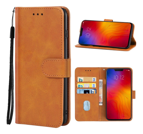 Funda De Teléfono De Cuero Para Lenovo Z5