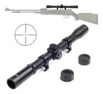 Comprar Mira Telescopica 4x20 Para Rifle Aire Comprimido + Montajes