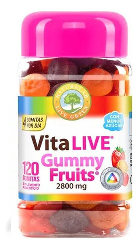 Naturelab Vita Live Gommy Fruits 120 Gomitas 2800mg Sabor Frutal