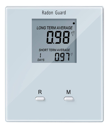Detector Radon Domestico Medidor Portatil Elifecity Monitor