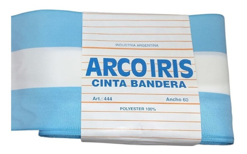Imagen 2 de 4 de Cinta Bandera Argentina 10cm X 10mts Por 1 Rollo Nº60