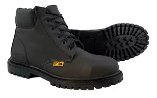 Bota Industrial De Trabajo Negra Casquillo De Poliamida