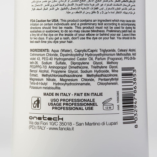 Fanola No Yellow Shampoo & Nutri Care Restructuring Conditio