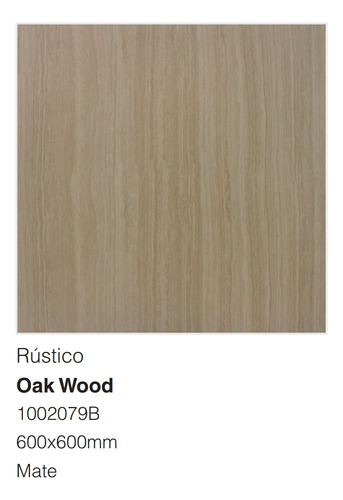 Ov Porcelanato Tipo Madera Oak Wood Rústico 60x60 1002079b