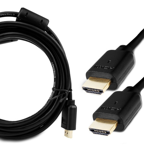 Imagem 3 de 8 de Cabo Hdmi 3 Metros 2.0 19 Pinos Ethernet 4k Ultrahd 3d