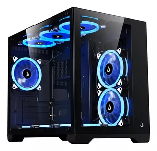 Gabinete Gamer Aquário | Rise Mode | Galaxy Glass M | S/fan