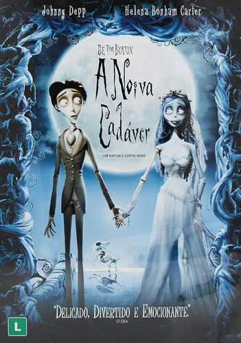 Dvd A Noiva-cadáver Mídia Física Original