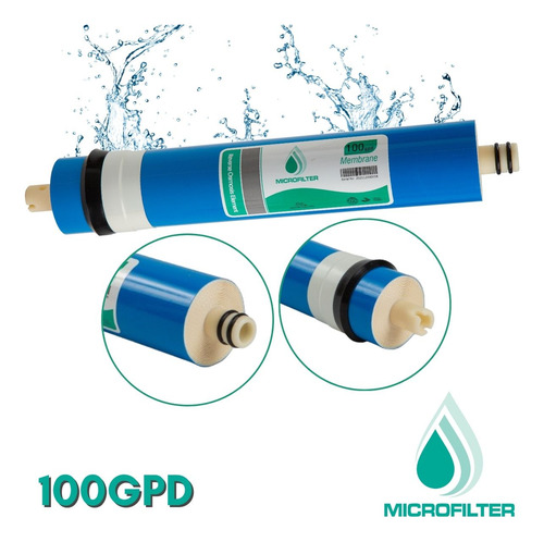 Membrana Refil P/ Osmose Reversa 100gpd Microfilter