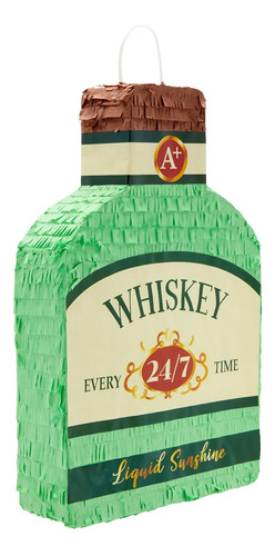 Botella De Whisky De Pinata Para Adultos, Cumpleanos 21, Dec