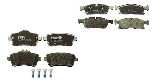 Jgo Balatas Bajos Metales Delanteras Y Traseras Ml350 12-15