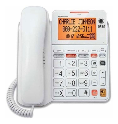 Teléfono AT&T CL4940 fijo - color blanco