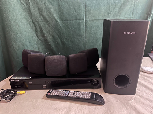 Samsung Home Theater Modelo Ps-wz120 Dvd Cd Usb 5 Parlantes 