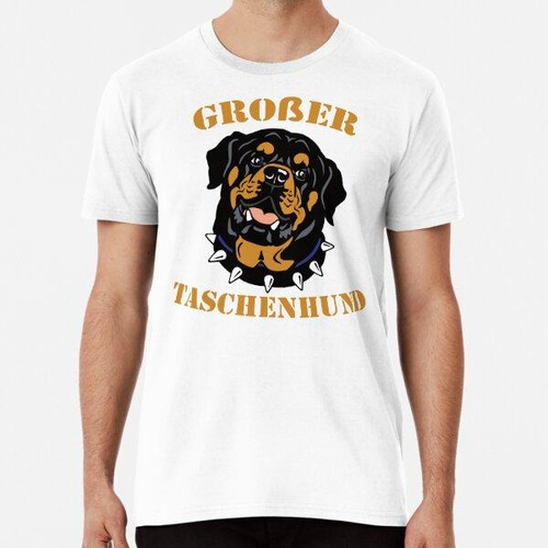 Remera Rottweiler Perro Grande De Bolsillo Algodon Premium