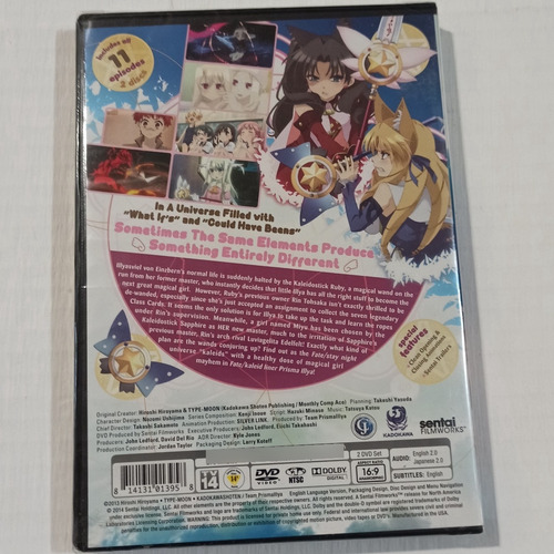 Serie Fate/kaleid Liner Prisma Illya Dvd Region 1 (Usado)