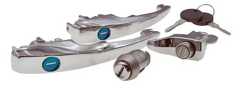 Kit Manijas Chapa Puerta Tapa Motor Encendido Vw Vocho 73-04