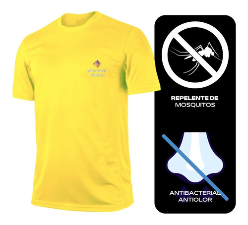 Remera Antimosquito  Nanotech Shields Hombre, Running, Pesca