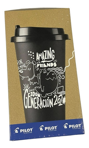 Imagen 5 de 7 de Marcadores Pilot Set Con 2 Vasos Y 5 Marcadores Para Decorar