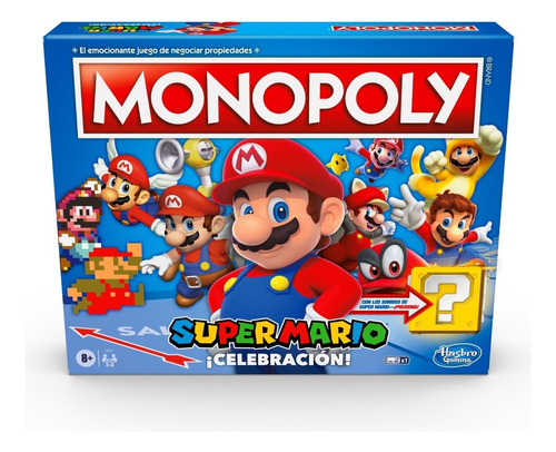 Juego De Mesa Hasbro Monopoly Super Mario Celebración
