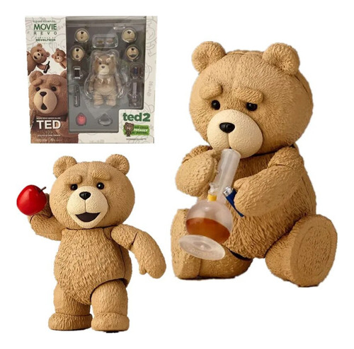 Figura De Oso De Peluche Rojo En Caja Movie Ted 2, Modelo De