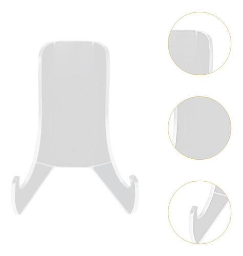 6x Soportes Para Placas De Acrílico Soporte De Exhibición