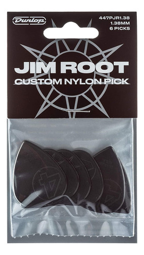 Pack Uñetas Dunlop Jim Root Signature Nylon
