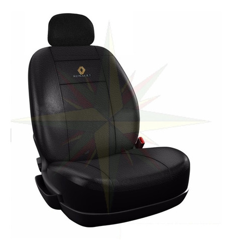 Imagen 2 de 4 de Funda Cubre Asiento Cuero Renault Clio C/ Asiento Trasero Repartido ( Juego Completo )