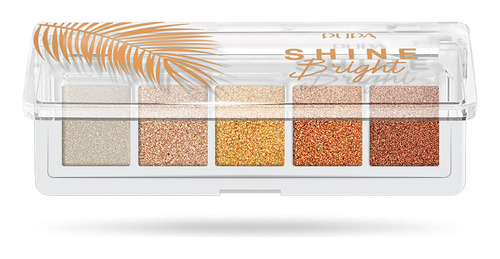 Paleta De Sombras Pupa Shine Bright Eye Palette Sunny Gold