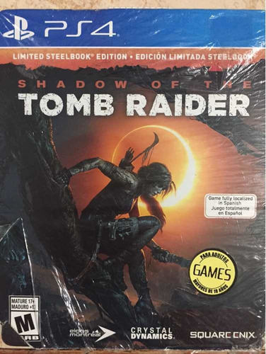 Shadow Of The Tomb Raider Ps4 Edición Especial Steelbook