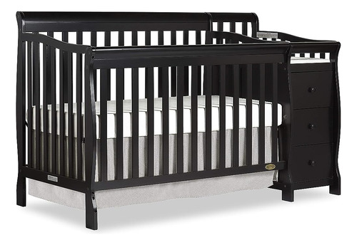 Dream On Me 5 In 1 Brody Cuna Convertible Con Cambiador En N