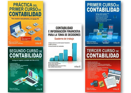 Pack Practica Y Cursos De Contabilidad Financiera Trillas