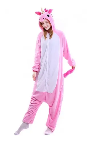 Pijama Kigurumi Unicornio Rosa