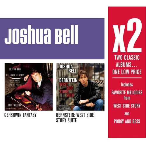 Joshua Bell 2 Cd Gershwin Fantasy + West Side Story Suite