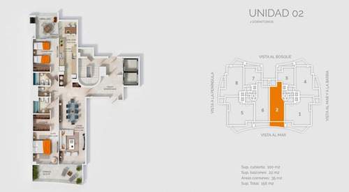 Imagen 22 de 22 de Look Brava Piso Alto 2 Dorm (ref: Lij-5375)