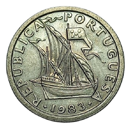 Portugal - 2,50 Escudos 1983 - Km 590 (ref C1)