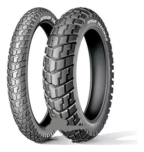 Juego Cubierta Dunlop Trailmax 130 / 80 - 17 Y 90 / 90 - 21