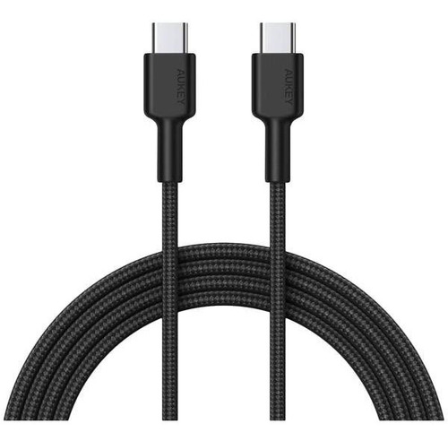 Cable Pd Trenzado Usb Tipo C A Usb Tipo C (negro)