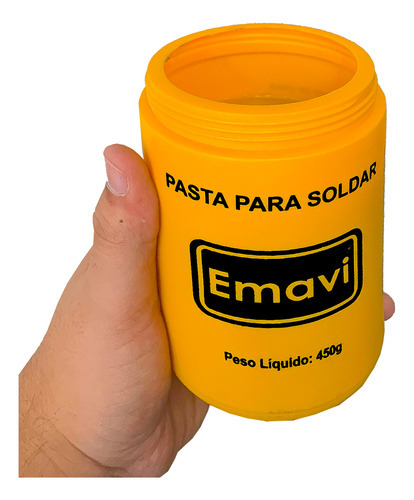 Pasta Para Solda Estanho Pote Com 450g 127/220V