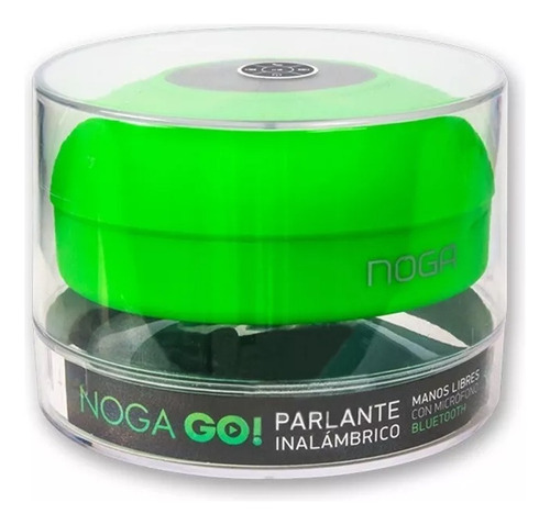 Parlante Portatil Noganet Bluetooth Calidad En Sonido Color Verde