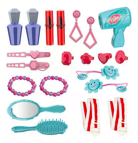 Maleta Mochila Juguete Set De Tocador De Belleza Portatil