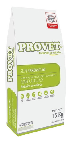 Provet Reduced Calories Light 15 Kg Hipermascota