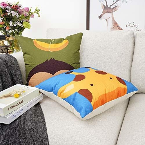 Imagen 4 de 6 de Funda De Cojin Para Sofa Su Sonrisa De Algodon Diseño Decor